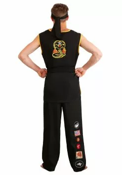 Fun Costumes Karate Kid Cobra Kai Costume For Men -Scary Costumes store cobra kai costume alt 10