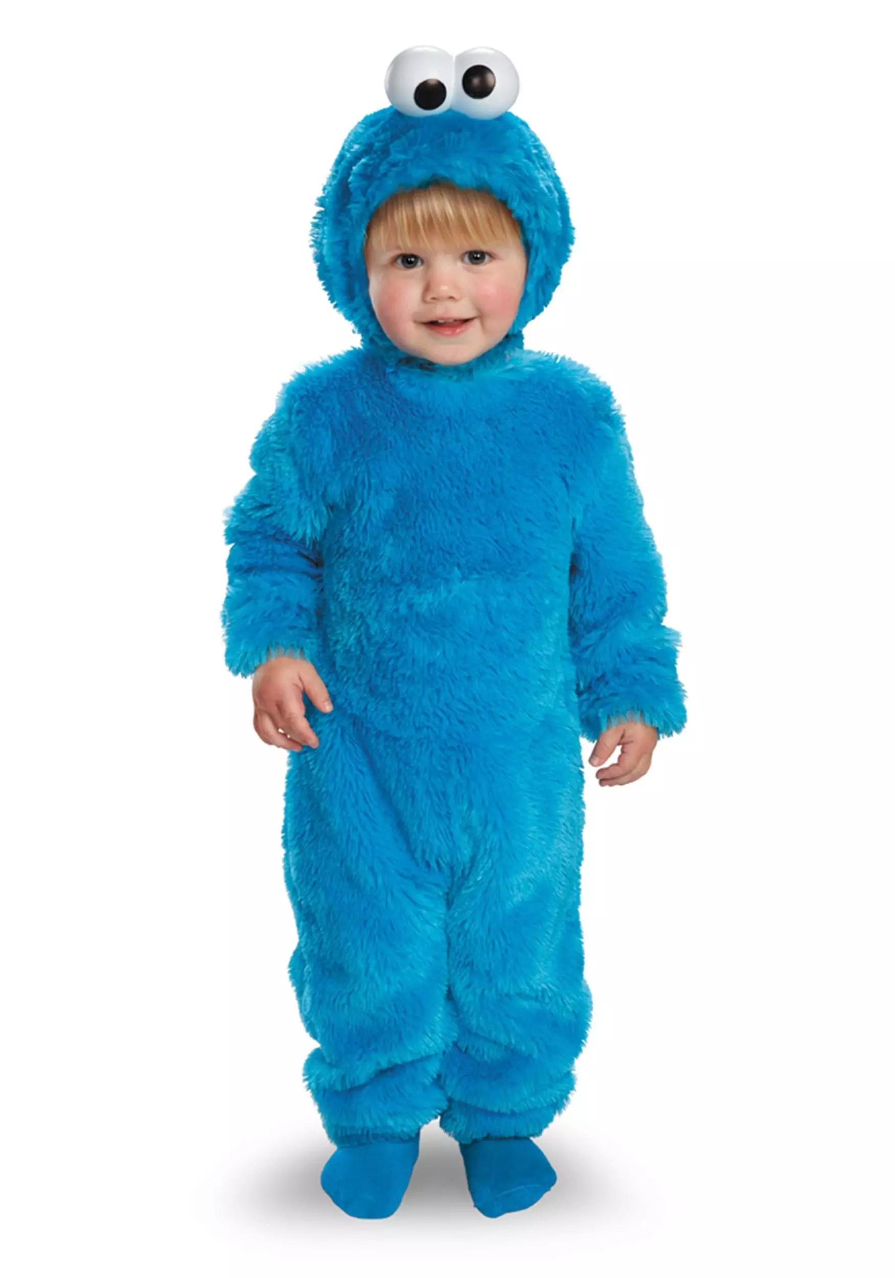 Disguise Cookie Monster Costume With Light-Up Eyes 1 Disguise Cookie Monster Costume With Light-Up Eyes