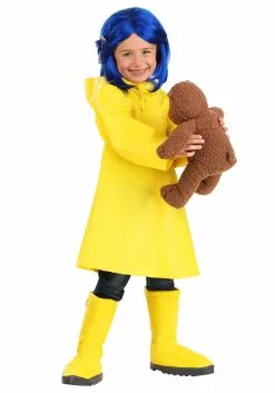 Fun Costumes Coraline Raincoat Costume For Toddlers 9 Fun Costumes Coraline Raincoat Costume For Toddlers -Scary Costumes store coraline toddler raincoat costume alt 2