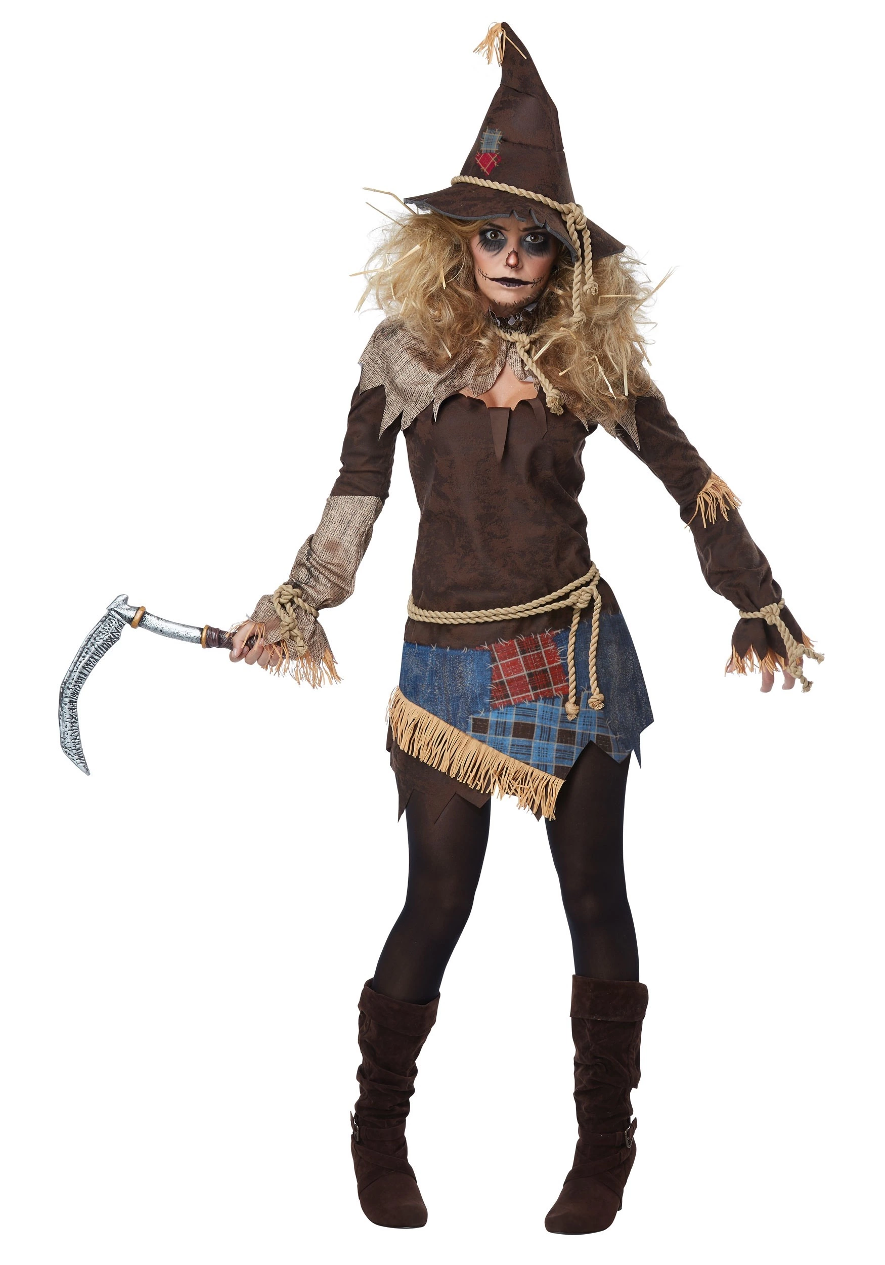 California Costume Collection Women's Creepy Scarecrow Costume 1 California Costume Collection Women's Creepy Scarecrow Costume