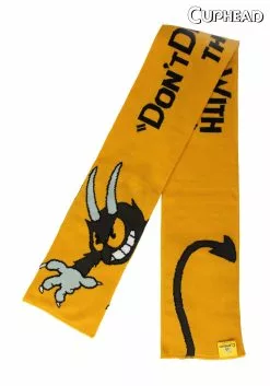 Elope Cuphead The Devil Knitted Scarf