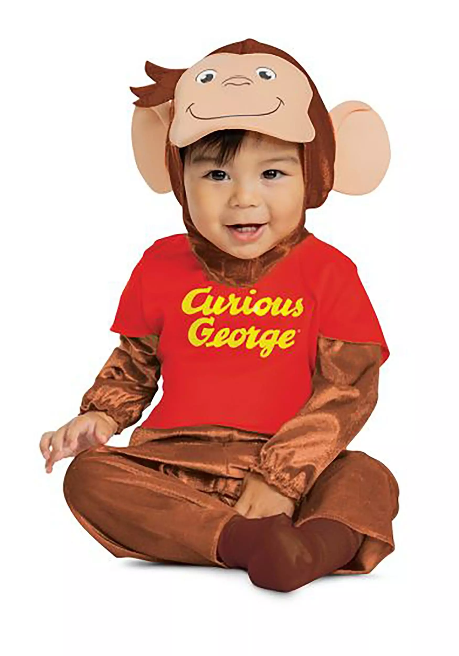 Disguise Curious George George Costume For Infants 2 Disguise Curious George George Costume For Infants - Image 2
