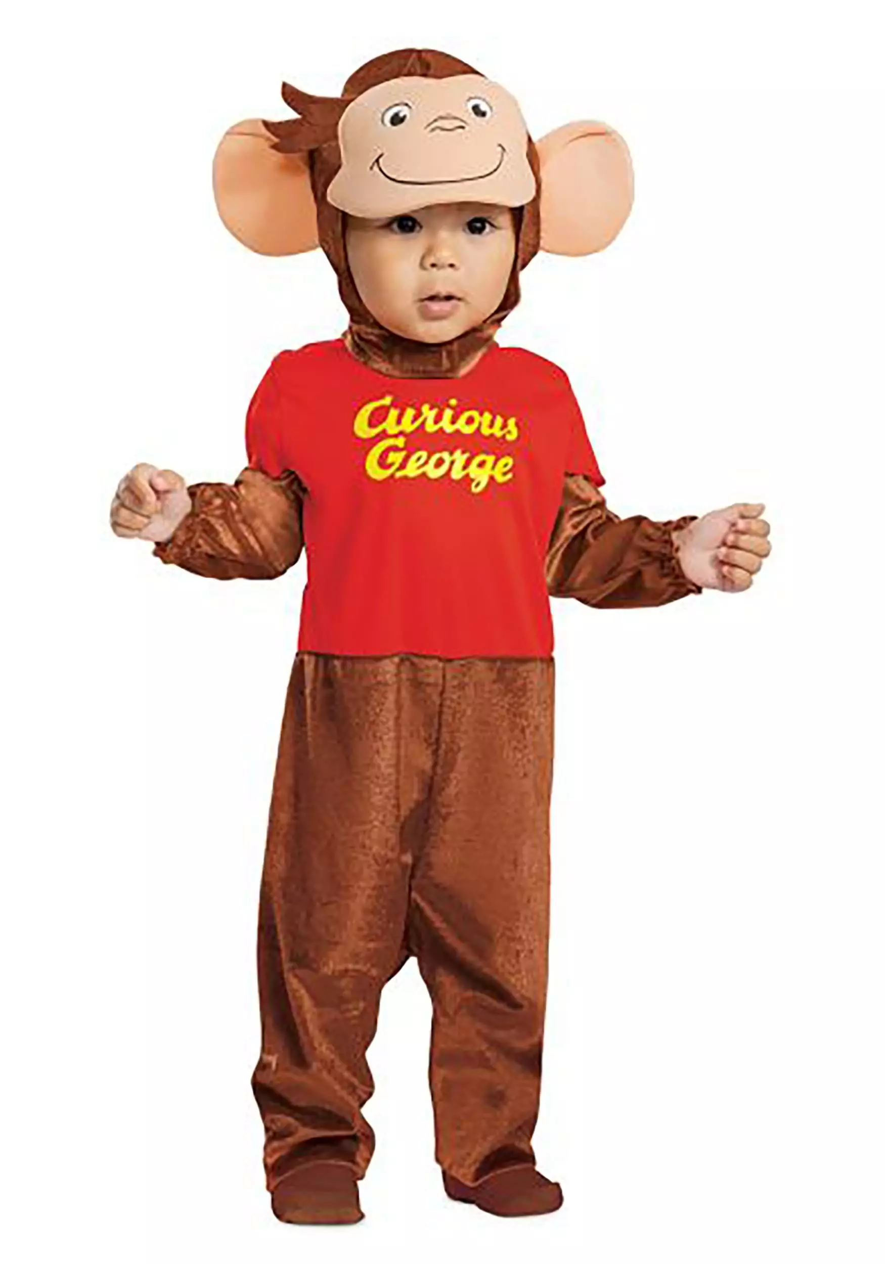 Disguise Curious George George Costume For Infants 1 Disguise Curious George George Costume For Infants