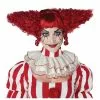 California Costume Collection Dark Red Creepy Clown Wig