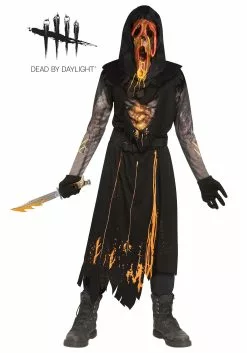 Fun World Dead By Daylight Scorched Ghost Face Costume For Kids