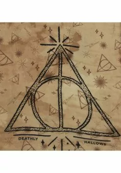 Elope Harry Potter | Deathly Hallows Lightweight Scarf -Scary Costumes store deathly hallows lightweight scarf alt 2