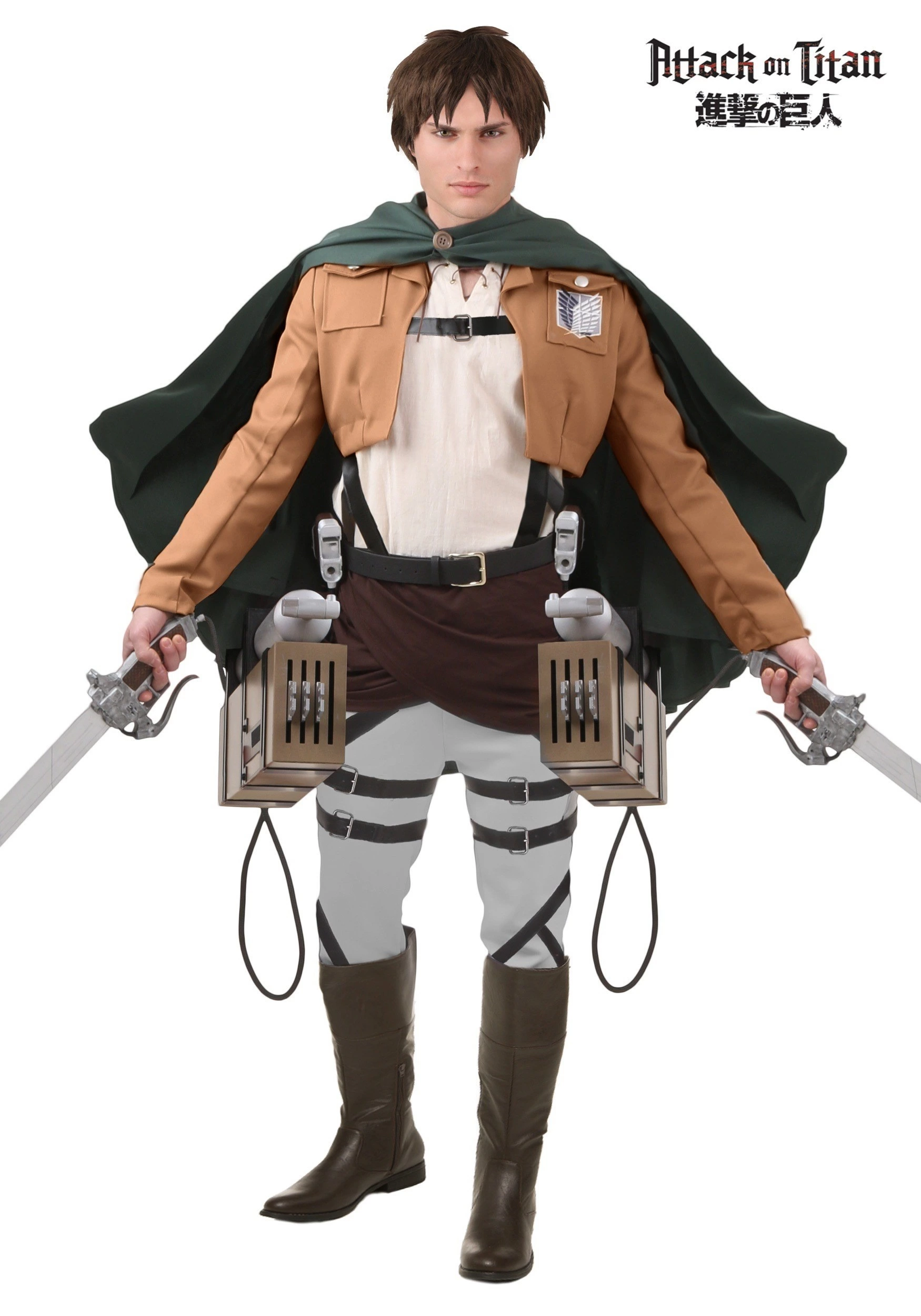 Fun Costumes Eren Jaeger Attack On Titan Deluxe Costume 1 Fun Costumes Eren Jaeger Attack On Titan Deluxe Costume