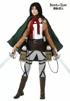 Fun Costumes Attack On Titan Mikasa Deluxe Costume