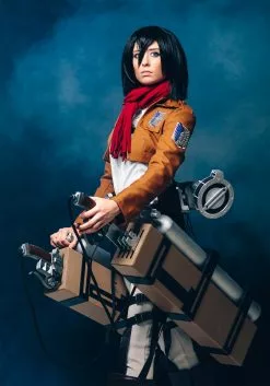 Fun Costumes Attack On Titan Mikasa Deluxe Costume 12 Fun Costumes Attack On Titan Mikasa Deluxe Costume -Scary Costumes store deluxe attack on titan mikasa costume alt 2