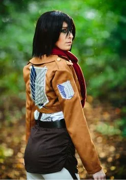 Fun Costumes Attack On Titan Mikasa Deluxe Costume 14 Fun Costumes Attack On Titan Mikasa Deluxe Costume -Scary Costumes store deluxe attack on titan mikasa costume alt 4