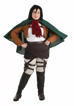 Fun Costumes Attack On Titan Mikasa Deluxe Costume 18 Fun Costumes Attack On Titan Mikasa Deluxe Costume -Scary Costumes store deluxe attack on titan mikasa costume alt 8