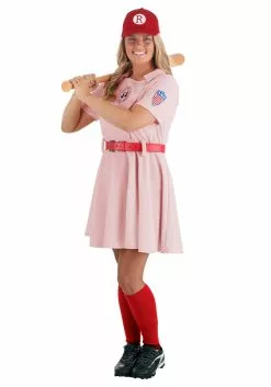 Fun Costumes A League Of Their Own Deluxe Dottie Costume 18 Fun Costumes A League Of Their Own Deluxe Dottie Costume -Scary Costumes store deluxe dottie costume alt 8