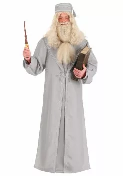 Jerry Leigh Men's Harry Potter Dumbledore Deluxe Costume 5 Jerry Leigh Men's Harry Potter Dumbledore Deluxe Costume -Scary Costumes store deluxe harry potter dumbledore mens costume alt 2