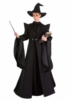 Jerry Leigh Deluxe Harry Potter Plus Size McGonagall Costume 7 Jerry Leigh Deluxe Harry Potter Plus Size McGonagall Costume -Scary Costumes store deluxe harry potter mcgonagall plus size costume alt 3
