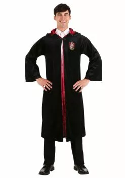 Jerry Leigh Deluxe Harry Potter Gryffindor Adult Plus Size Robe Costume 13 Jerry Leigh Deluxe Harry Potter Gryffindor Adult Plus Size Robe Costume -Scary Costumes store deluxe harry potter plus size adult gryffindor robe costume