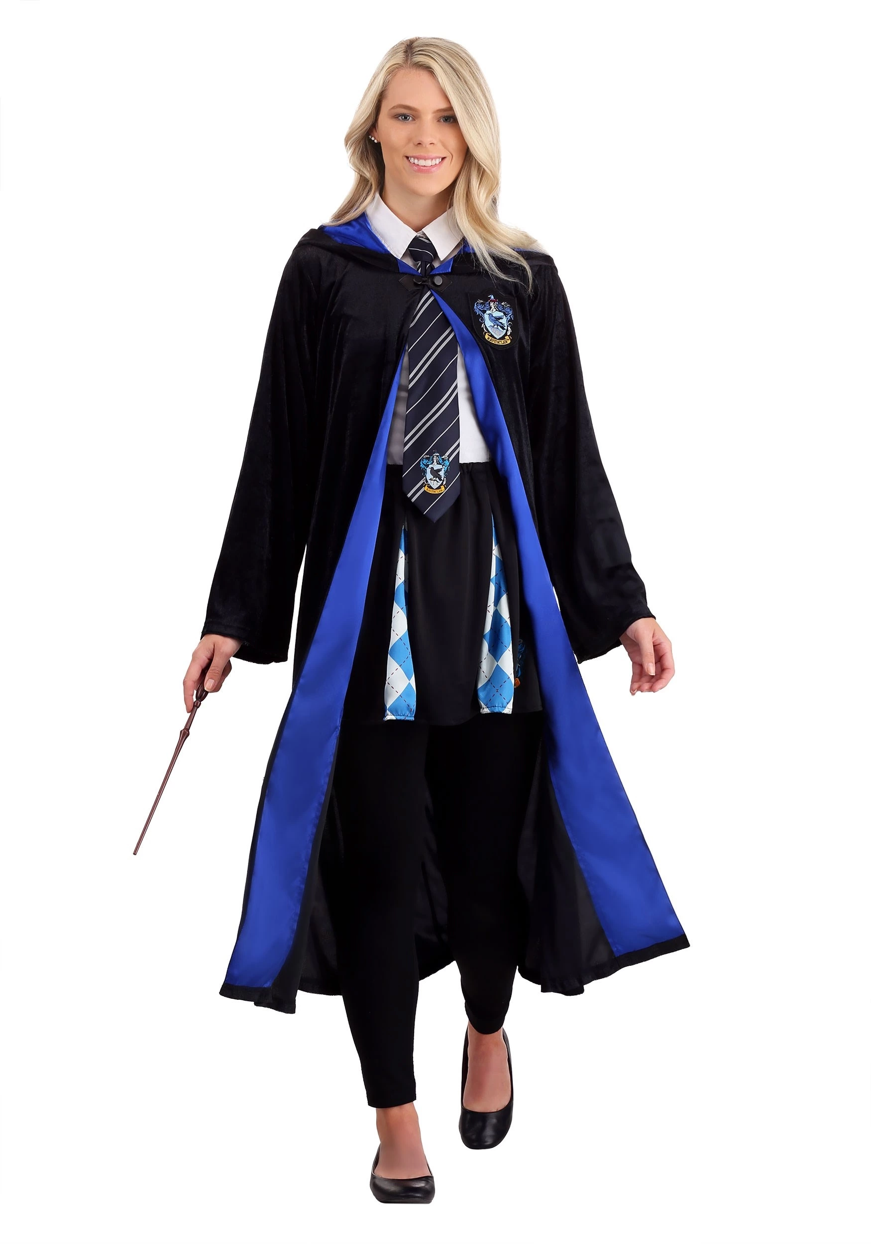 Jerry Leigh Deluxe Harry Potter Adult Plus Size Ravenclaw Robe Costume 1 Jerry Leigh Deluxe Harry Potter Adult Plus Size Ravenclaw Robe Costume