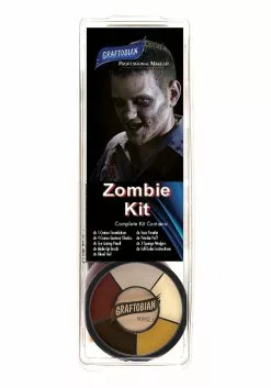 Graftobian Deluxe Zombie Face Makeup Kit