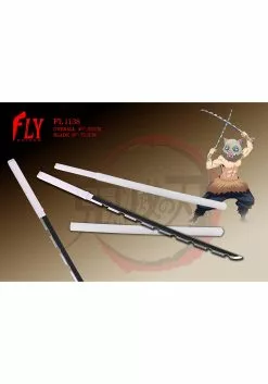 Ruian Fly Cutlery Demon Slayer Inosuke Cosplay Sword 5 Ruian Fly Cutlery Demon Slayer Inosuke Cosplay Sword -Scary Costumes store demon slayer inosuke cosplay sword alt 2