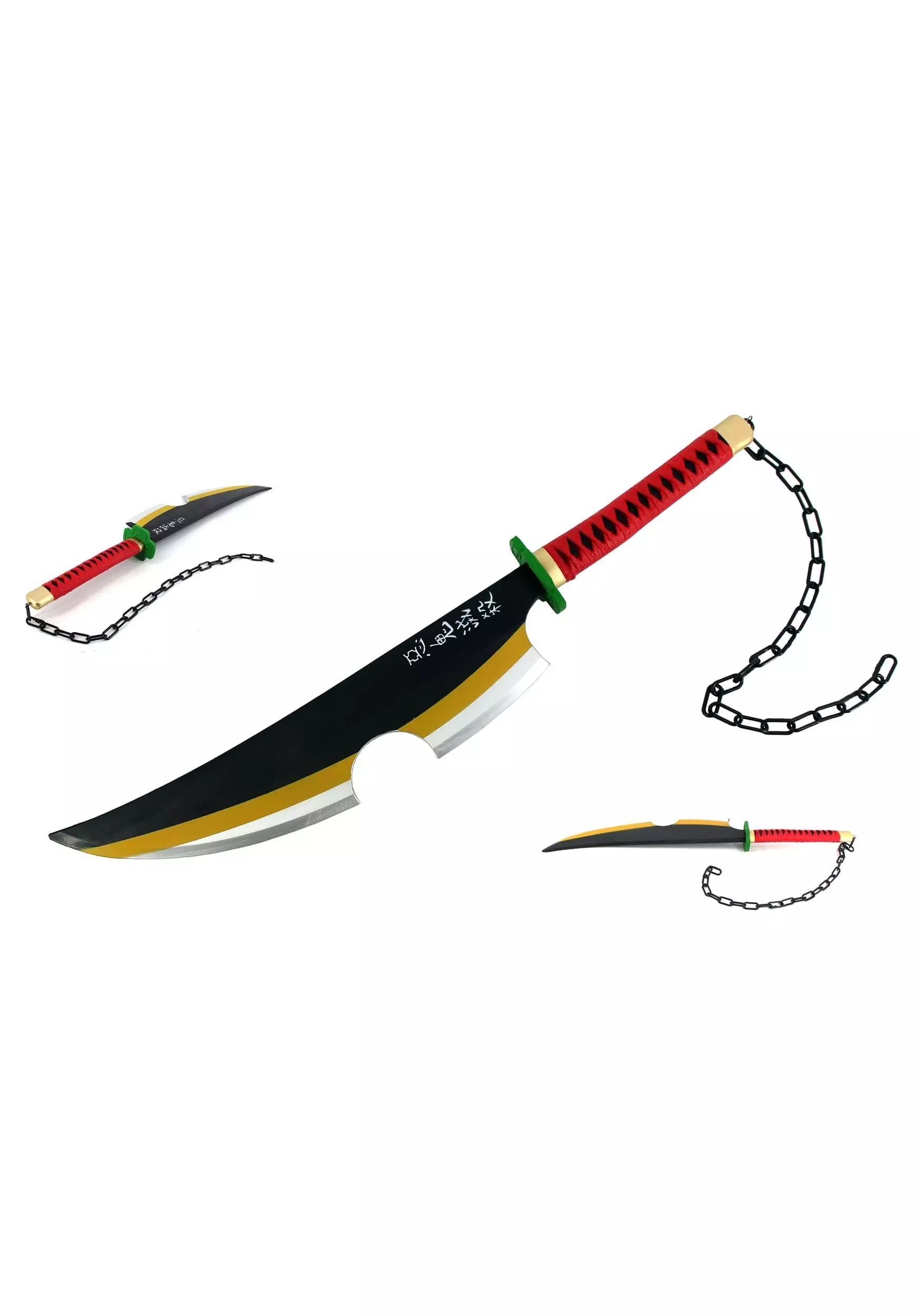 Ruian Fly Cutlery Demon Slayer: Sound Hashira - Tengen Uzui Cosplay Sword 1 Ruian Fly Cutlery Demon Slayer: Sound Hashira - Tengen Uzui Cosplay Sword