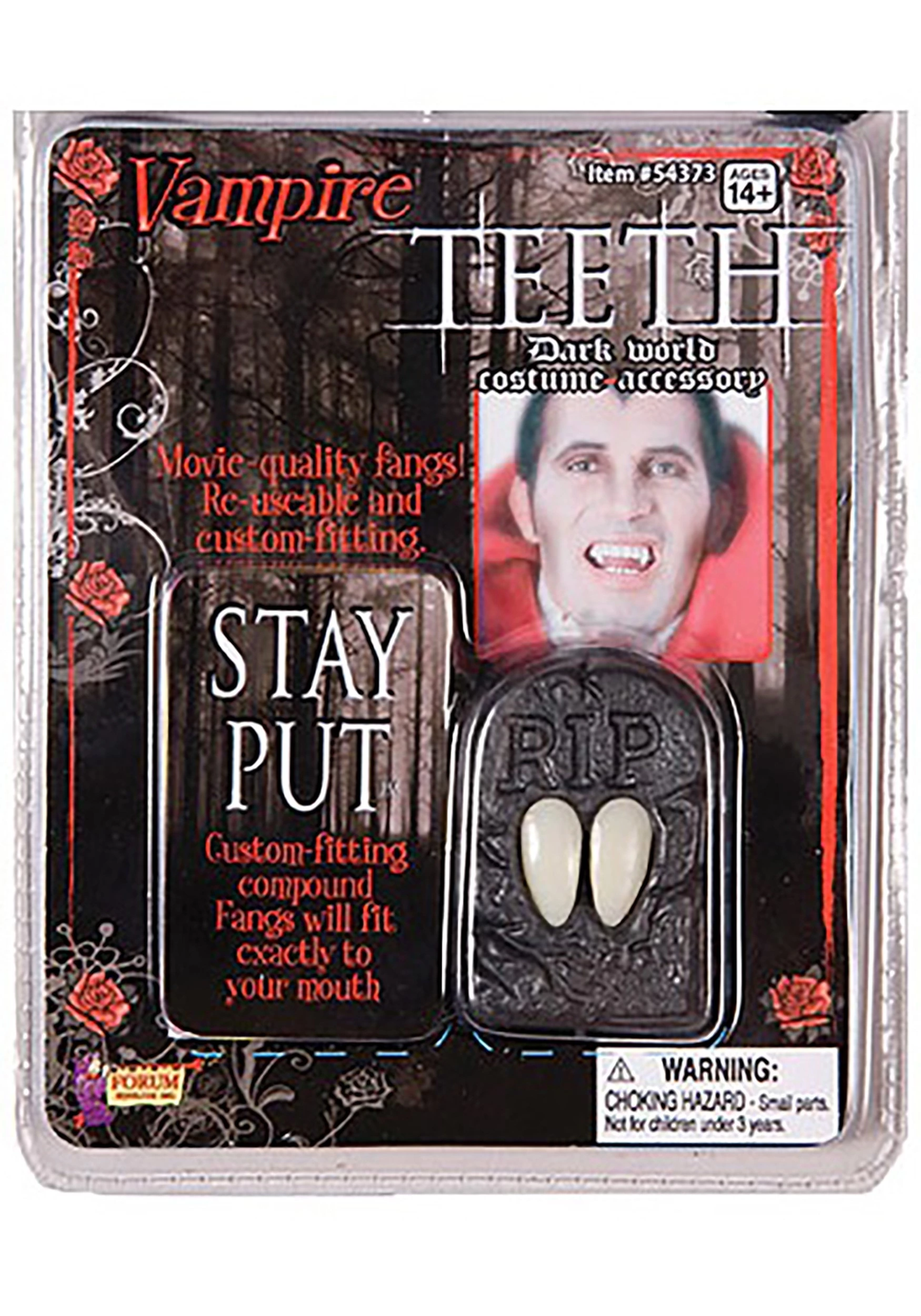 Forum Novelties, Inc Discount Vampire Teeth 1 Forum Novelties, Inc Discount Vampire Teeth