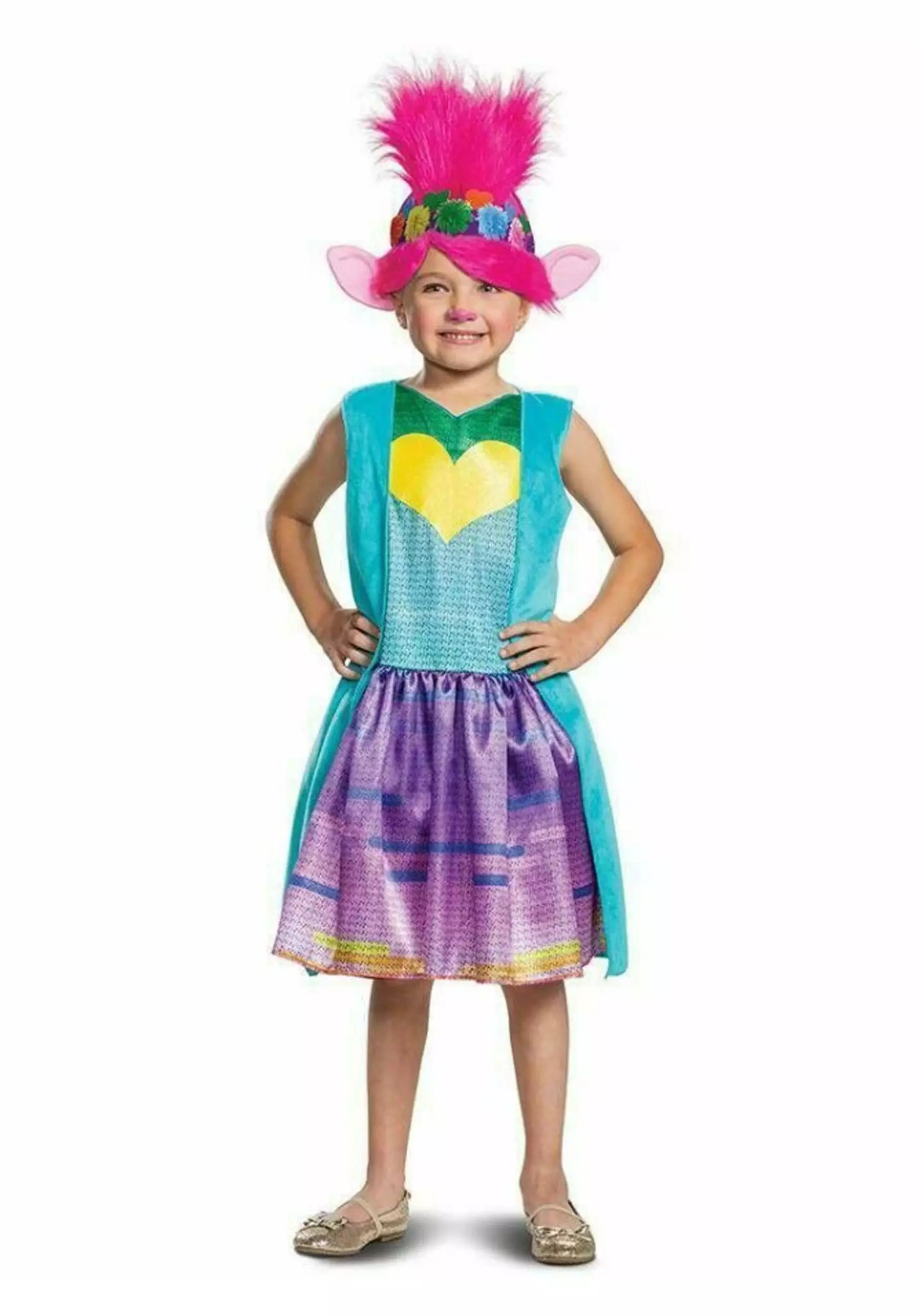 Disguise Trolls Princess Poppy Costume World Tour For Kids 1 Disguise Trolls Princess Poppy Costume World Tour For Kids