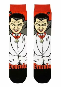 Odd Sox Dracula Crew Straight Socks For Adults