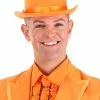 Role Party Dumb And Dumber Orange Tuxedo Top Hat