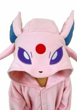 Sazac Kid's Espeon Pokémon Kigurumi -Scary Costumes store espeon child pokemon kigurumi alt 3