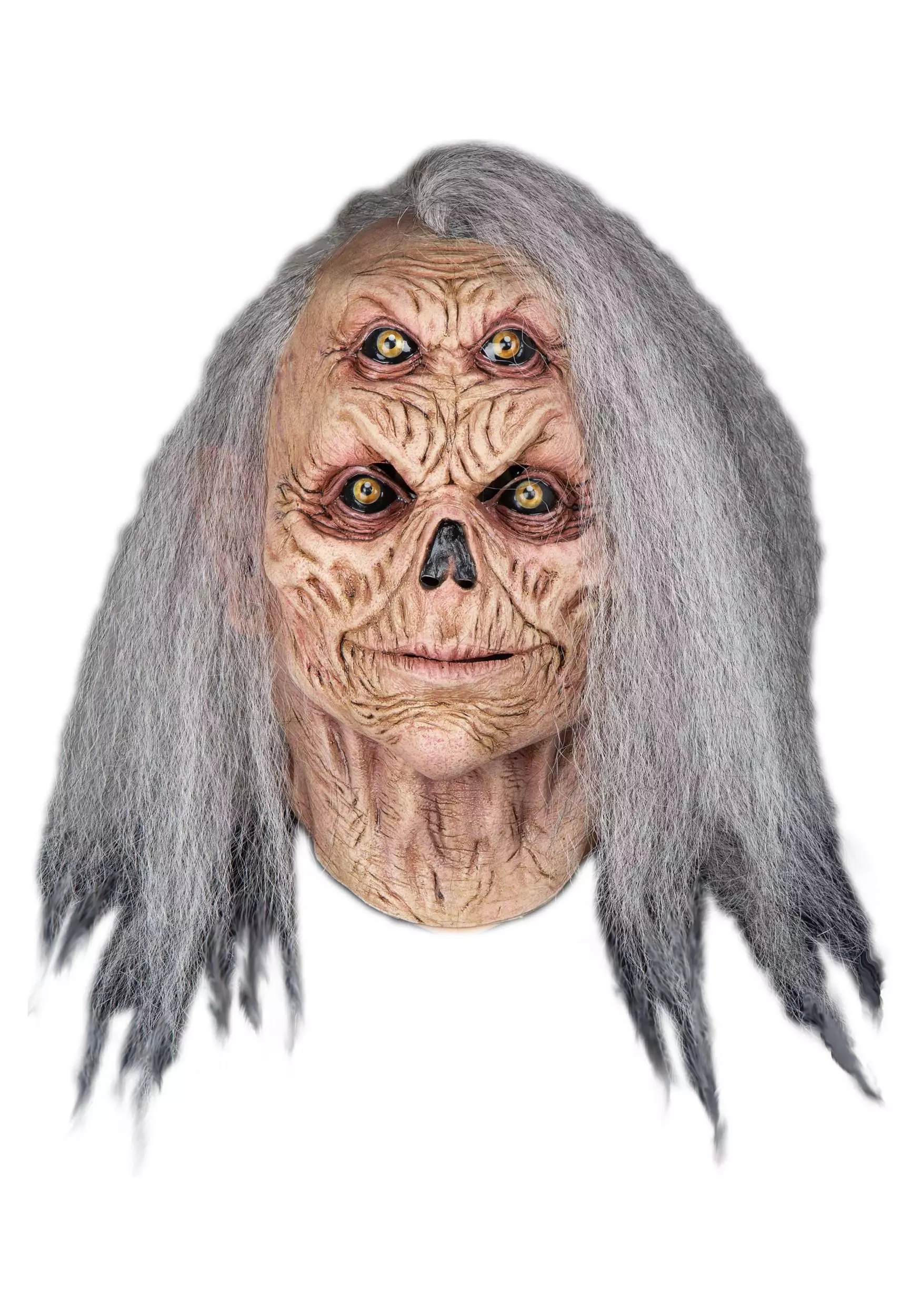 Ghoulish Productions Scary Evil Witch Four Eyes Mask 1 Ghoulish Productions Scary Evil Witch Four Eyes Mask