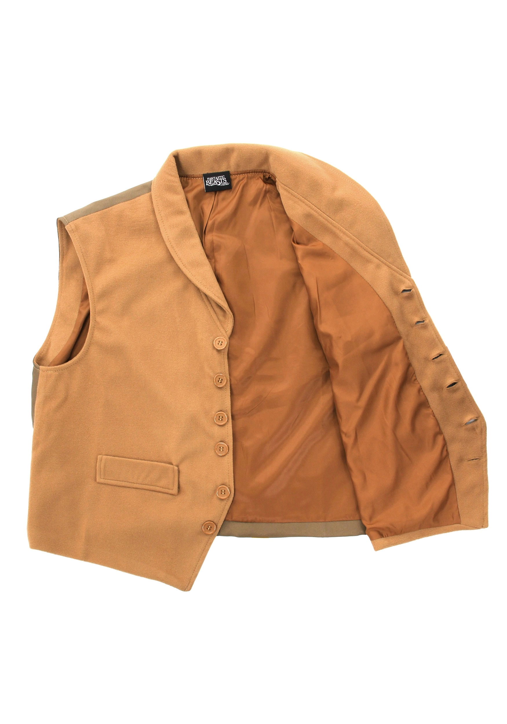 Elope Fantastic Beasts Newt Scamander Costume Vest 2 Elope Fantastic Beasts Newt Scamander Costume Vest - Image 2