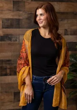 Elope Harry Potter Lightweight Fawkes Wing Scarf -Scary Costumes store fawkes lightweight wing scarf alt 2