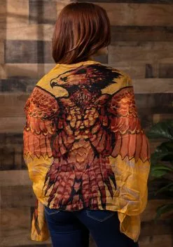 Elope Harry Potter Lightweight Fawkes Wing Scarf -Scary Costumes store fawkes lightweight wing scarf alt 3