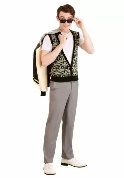 Fun Costumes Ferris Bueller Costume For Men -Scary Costumes store ferris bueller costume alt 10