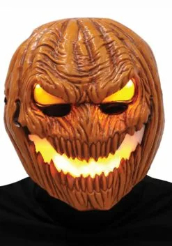 Morris Costumes Flame Fiend Hallows Hellion Mask With Hood For Adults