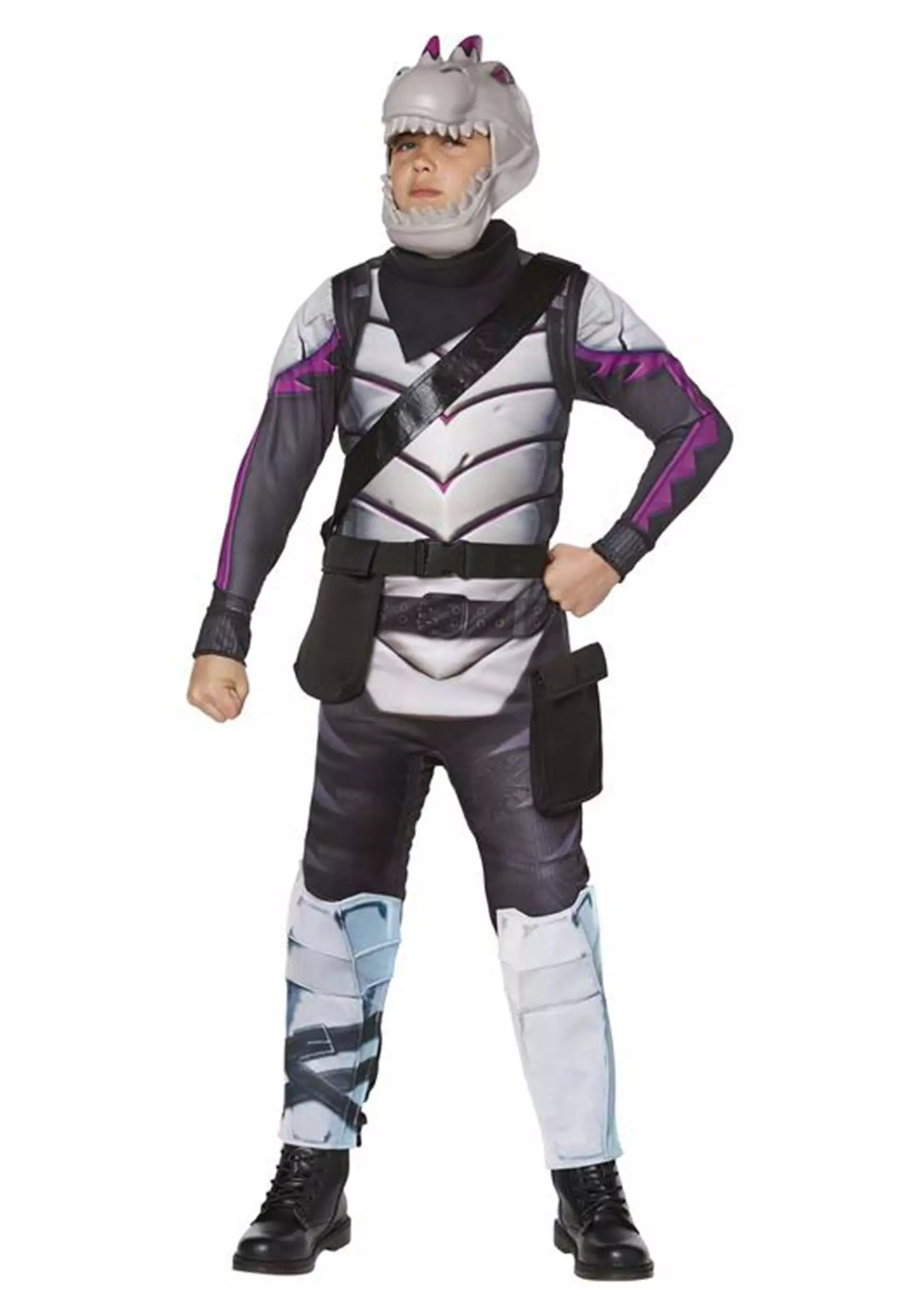 InSpirit Kids Fortnite Dark Rex Costume 1 InSpirit Kids Fortnite Dark Rex Costume