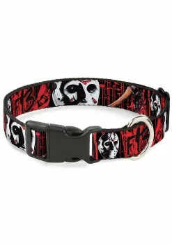 Buckle-Down Jason Friday The 13th Blood Splatter Pet Collar