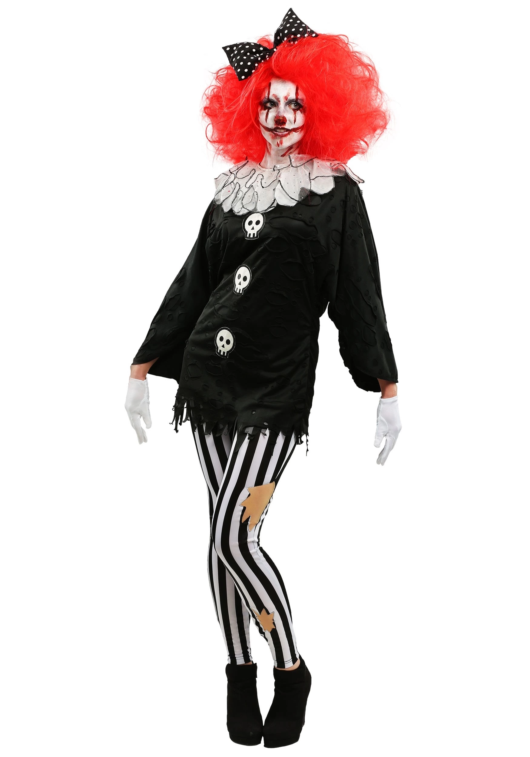 Fun Costumes Frightful Clown Women's Costume 1 Fun Costumes Frightful Clown Women's Costume