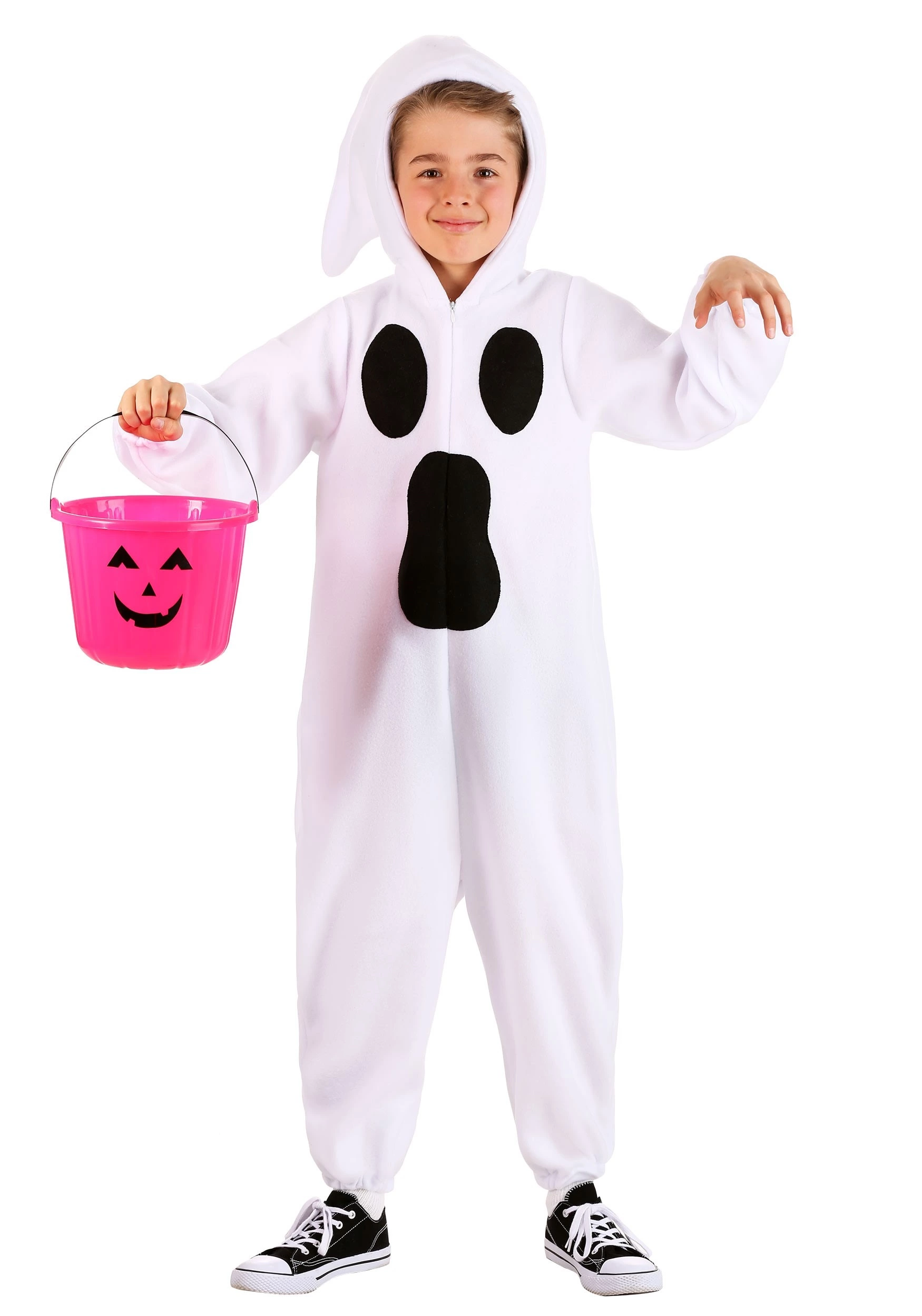 Fun Costumes Kid's Ghastly Ghost Costume 5 Fun Costumes Kid's Ghastly Ghost Costume - Image 5