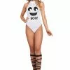 Dreamgirl Ghost Bodysuit Costume For Women