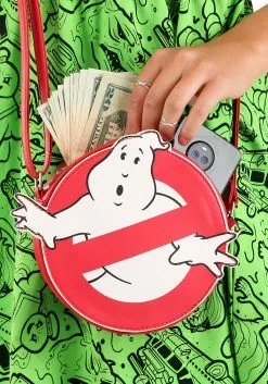 OMG Handbags Ghostbusters Logo Halloween Bag 6 OMG Handbags Ghostbusters Logo Halloween Bag -Scary Costumes store ghostbusters logo halloween handbag purse alt2