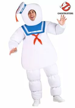 Boloparty Ghostbusters Stay Puft Plus Size Costume 6 Boloparty Ghostbusters Stay Puft Plus Size Costume -Scary Costumes store ghostbusters plus size stay puft costume alt 1