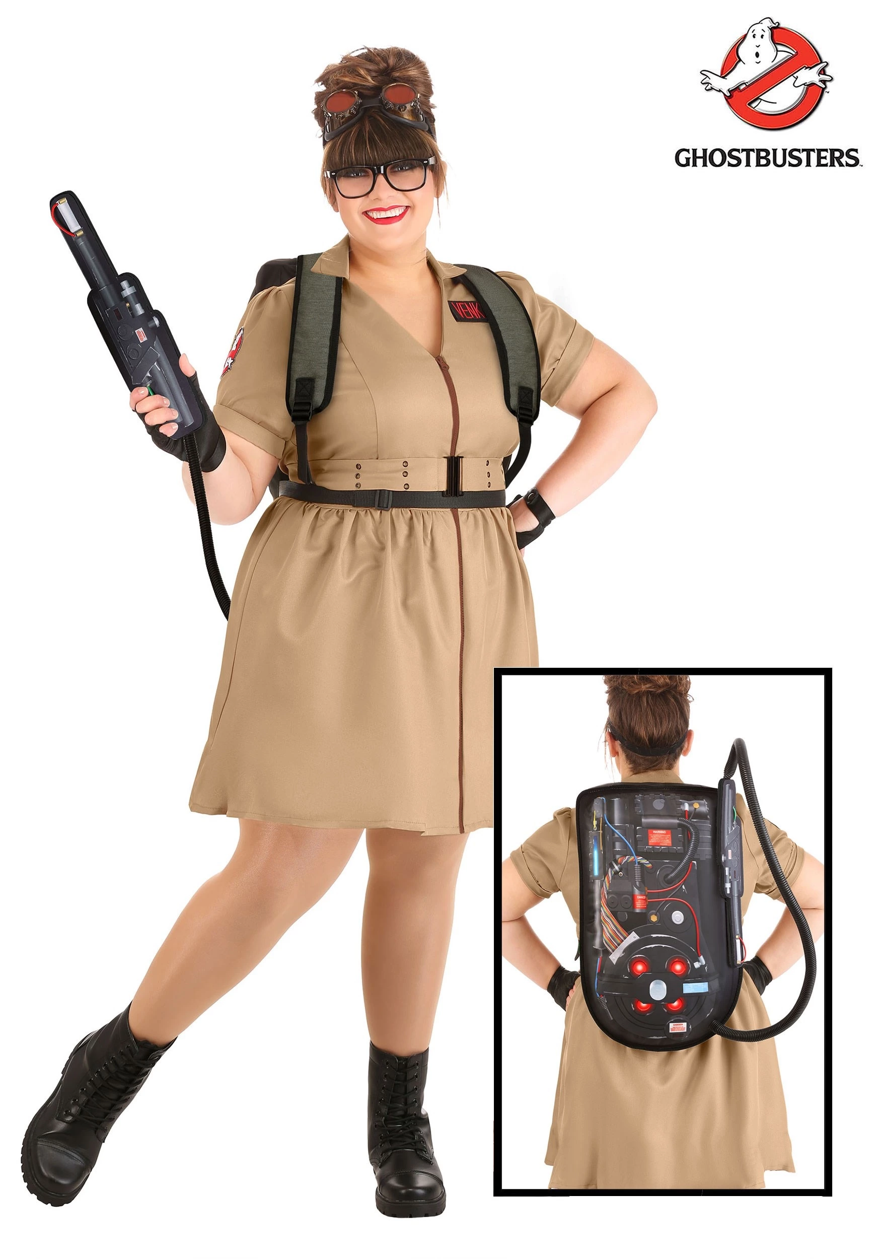 Fun Costumes Ghostbusters Women's Plus Size Costume Dress 1 Fun Costumes Ghostbusters Women's Plus Size Costume Dress