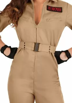 Fun Costumes Women's Ghostbusters Plus Size Jumpsuit Costume 29 Fun Costumes Women's Ghostbusters Plus Size Jumpsuit Costume -Scary Costumes store ghostbusters womens plus size costume jumpsuit alt3