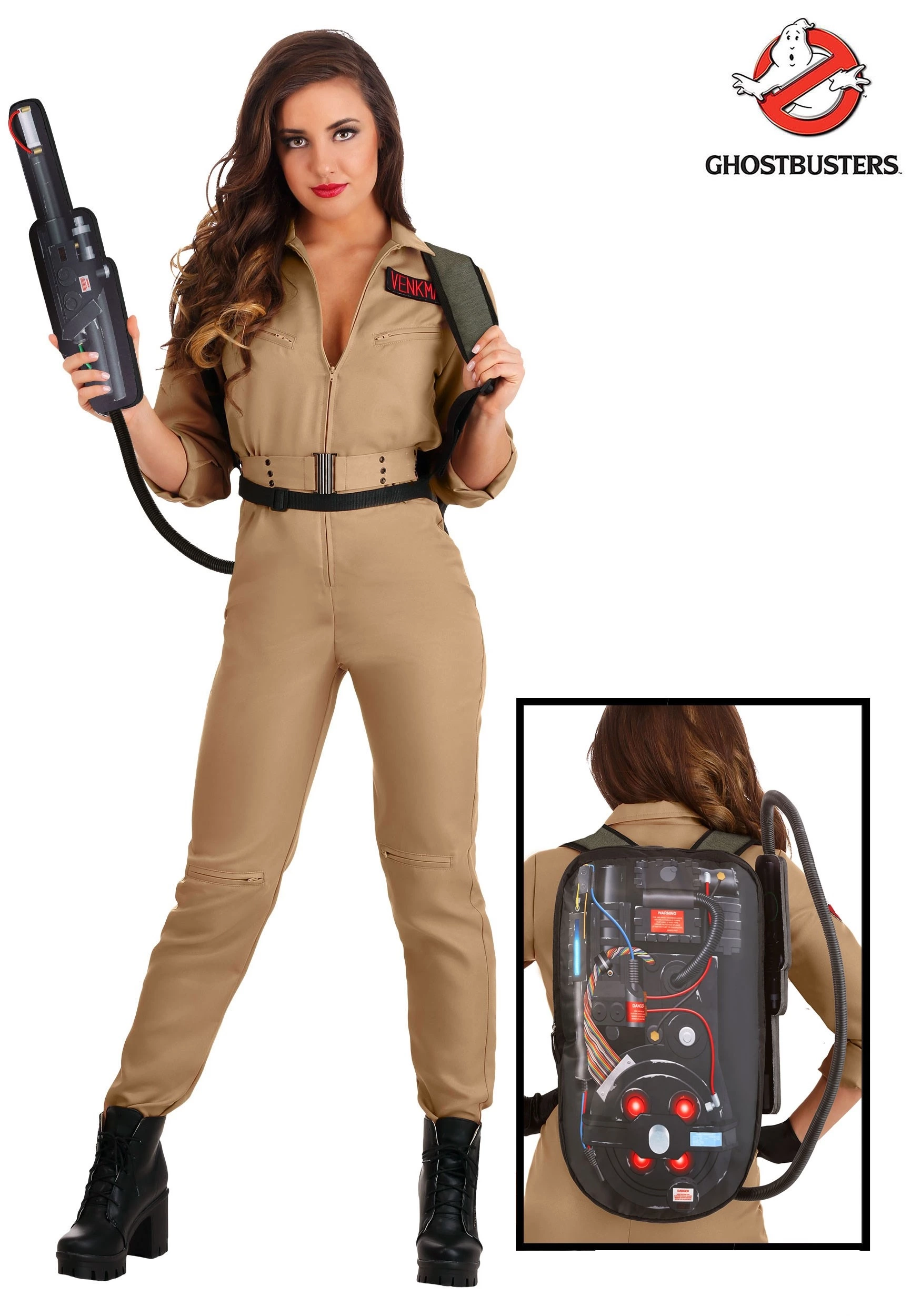 Fun Costumes Women's Ghostbusters Plus Size Jumpsuit Costume 9 Fun Costumes Women's Ghostbusters Plus Size Jumpsuit Costume - Image 9