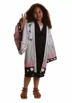 Karnival Costumes Anime Butterfly Costume Robe For Girls 7 Karnival Costumes Anime Butterfly Costume Robe For Girls -Scary Costumes store girls anime butterfly costume robe alt 3