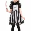 Fun Costumes Girl's Dark Circus Clown Costume