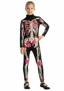 Joyin Floral Skeleton Costume For Girls