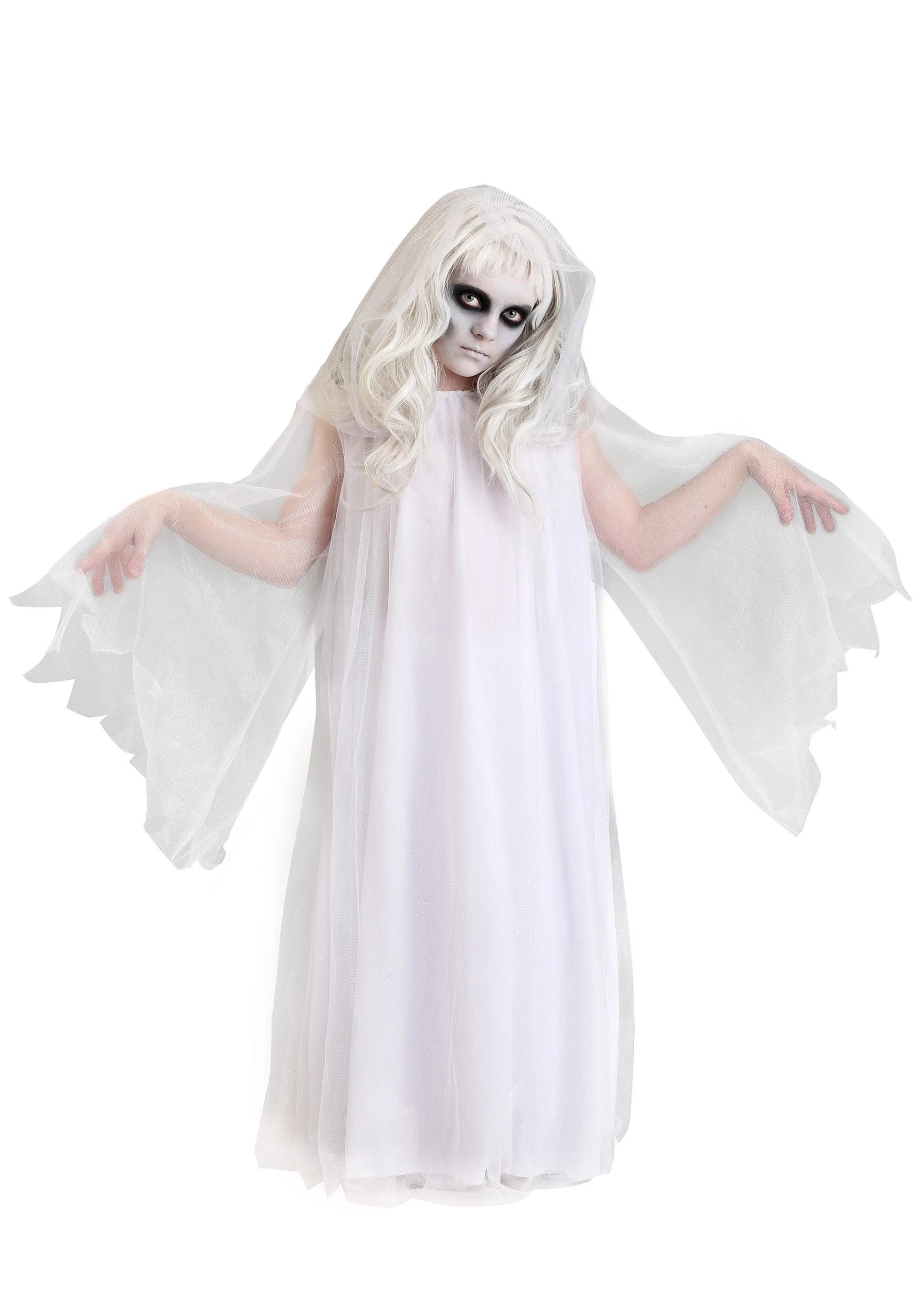 Boloparty Girl's Haunting Ghost Costume 1 Boloparty Girl's Haunting Ghost Costume