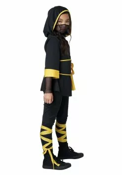 California Costume Collection Lightning Ninja Costume For Girls -Scary Costumes store girls lightning ninja costume alt 2