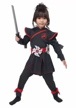 California Costume Collection Lil' Ninja Costume For Girls